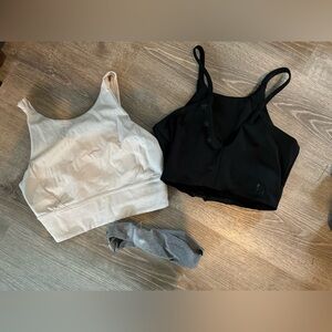 Lululemon x Barry’s sports bra and headband